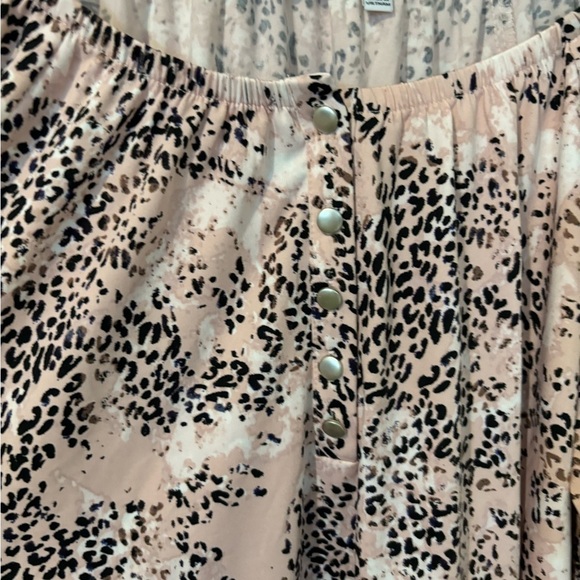 NWOT Notations Pink and Black Leopard Design. - Picture 5 of 5